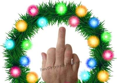 Send a Merry Christmas middle finger letter mail prank to someone you love today!