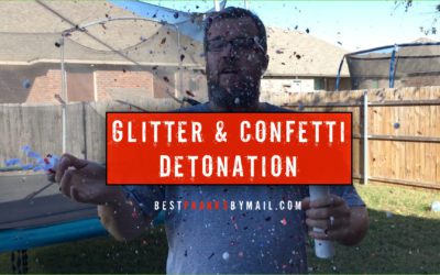 Spring Loaded Glitter Bomb Explosion Video