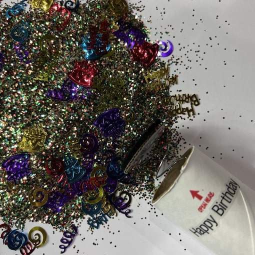 Customized Spring Loaded Glitter Bomb